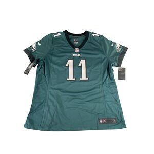 Philadelphia Eagles Jersey Womens 2XL NFL Football Carson Wentz On Field Nike